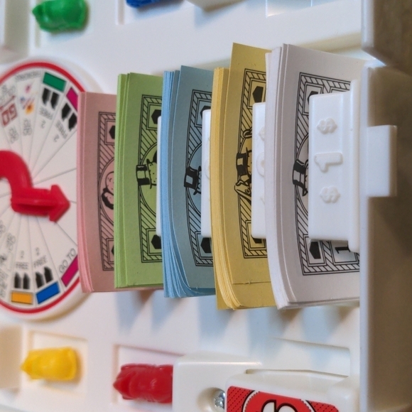 1994 MONOPOLY Junior Travel Game - KB Toys Store Bought EUC 90s Collector - Picture 10 of 12